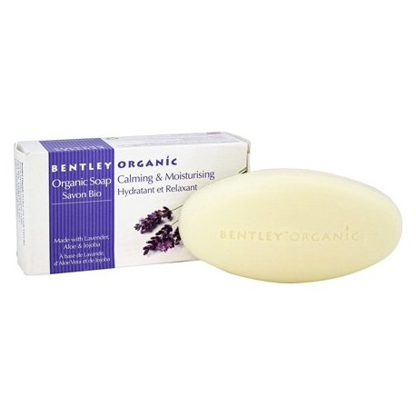 Sapun calmant si hidratant cu levantica, 150g, Bentley Organic