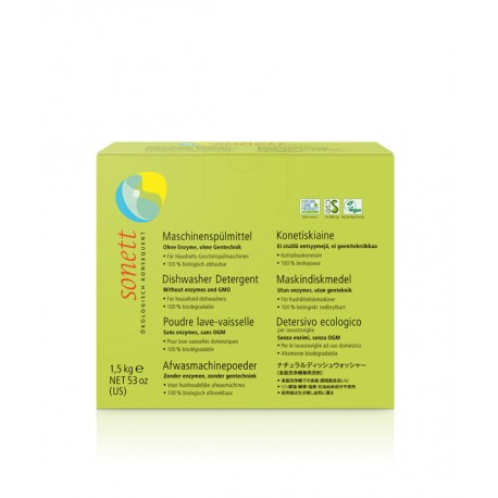 Detergent Ecologic Praf Pt. Masina De Spalat Vase 1.5kg Sonett